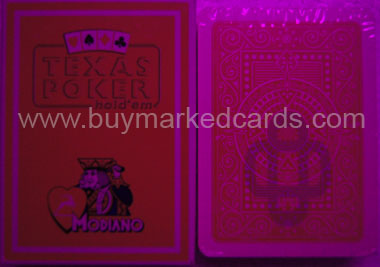 modiano texas hold'em marked cards