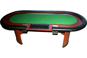 mesa de casino feltro verde