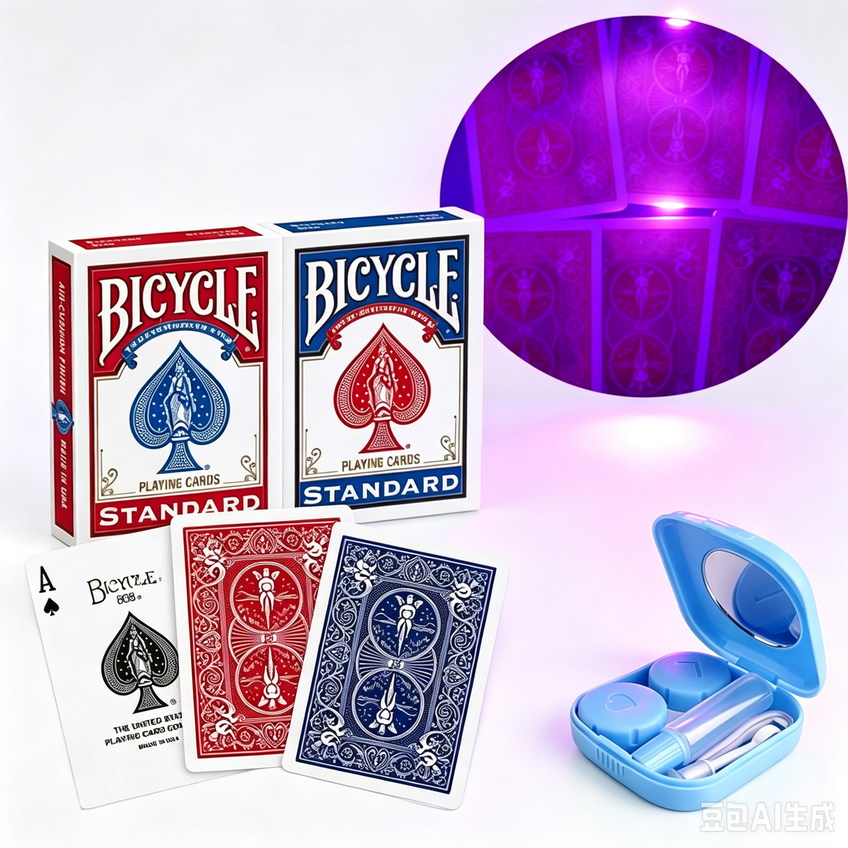 Cartas Marcadas Luminosas Padrão Bicycle