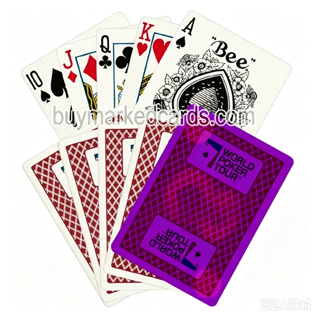 Cartas com tinta invisível Bee WPT