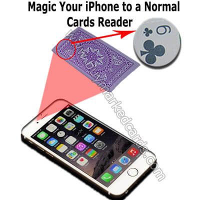 Leitor de Cartas de Baralho Comum para iPhone
